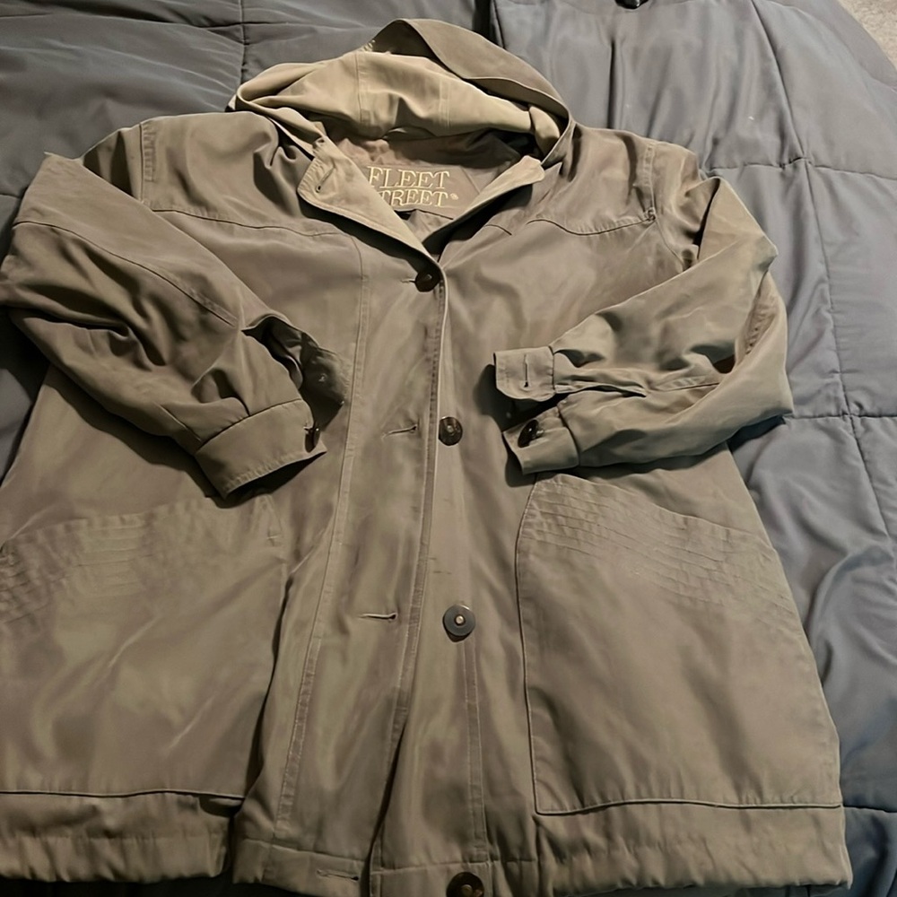 Fleet Street women’s large tan suede jacket